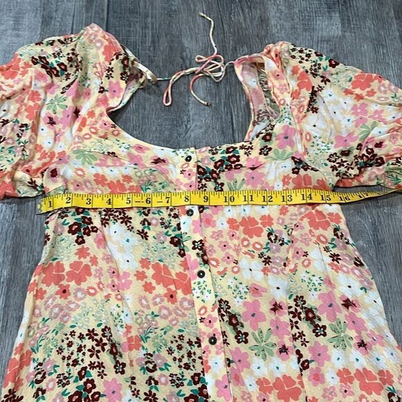 Free People floral mini dress - small ($128) - Picture 9 of 10